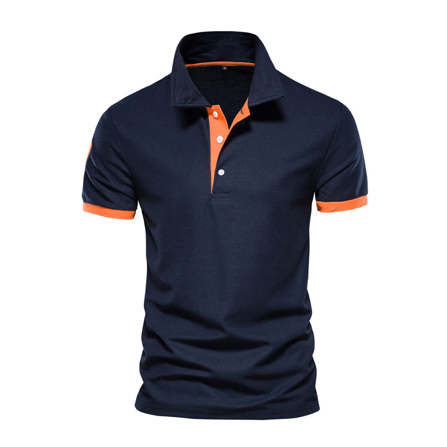 35% Cotton Polo Shirts for Men Casual Solid Color Slim Fit Men's Polo's New Summer Fashion Brand Men Clothing