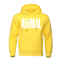 Men's Hoodies ANIMAL Print Sportswear Sweatshirts Autumn Winter Cotton Top Fashion Quality Male Clothing Casual Pullover