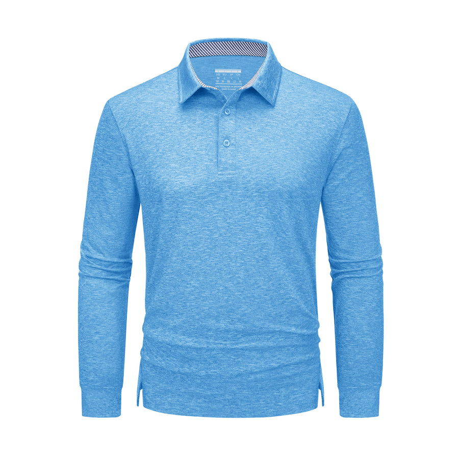 Outdoor Performance Long Sleeve Polo Shirts Men's Golf Fishing Shirts –  RAMOTO International