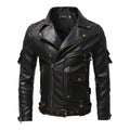 Best Quality Leather New Personalized Leather Clothes Slim Fit Multi Pocket Zipper co