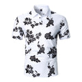 Men Casual Printed Polo Shirt Short Sleeve T Shirt Golf Tennis Tee New Clothing Summer Streetwear Fashion Men Top