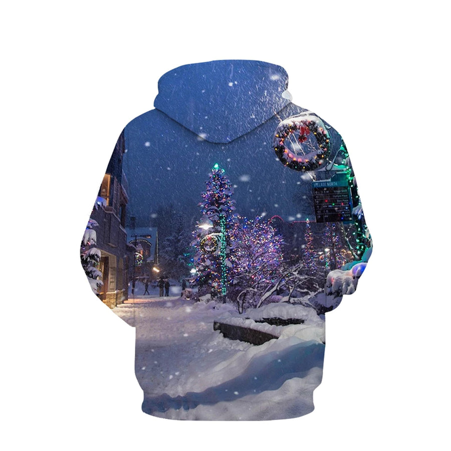 Christmas Eve 3D Hoodies New Style Fashion Hooded Sweatshirts Men 3D Fashion Streetwear Clothes Plus Size Men Clothing
