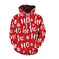 Christmas 3D Printed Hoodie Children Santa hat hoodie casual Unisex Long Sleeve Winter New Christmas Fashion Hoodie