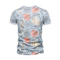 Men's Women's O Neck T Shirts Hawaiian Leaves 3D Printed Summer Casual Sports High Quality Street Fashion Oversized Shirts