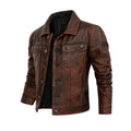 Newly Arrival Top Layer Cowhide Genuine Leather Jacket Casual Retro Men's Jacket