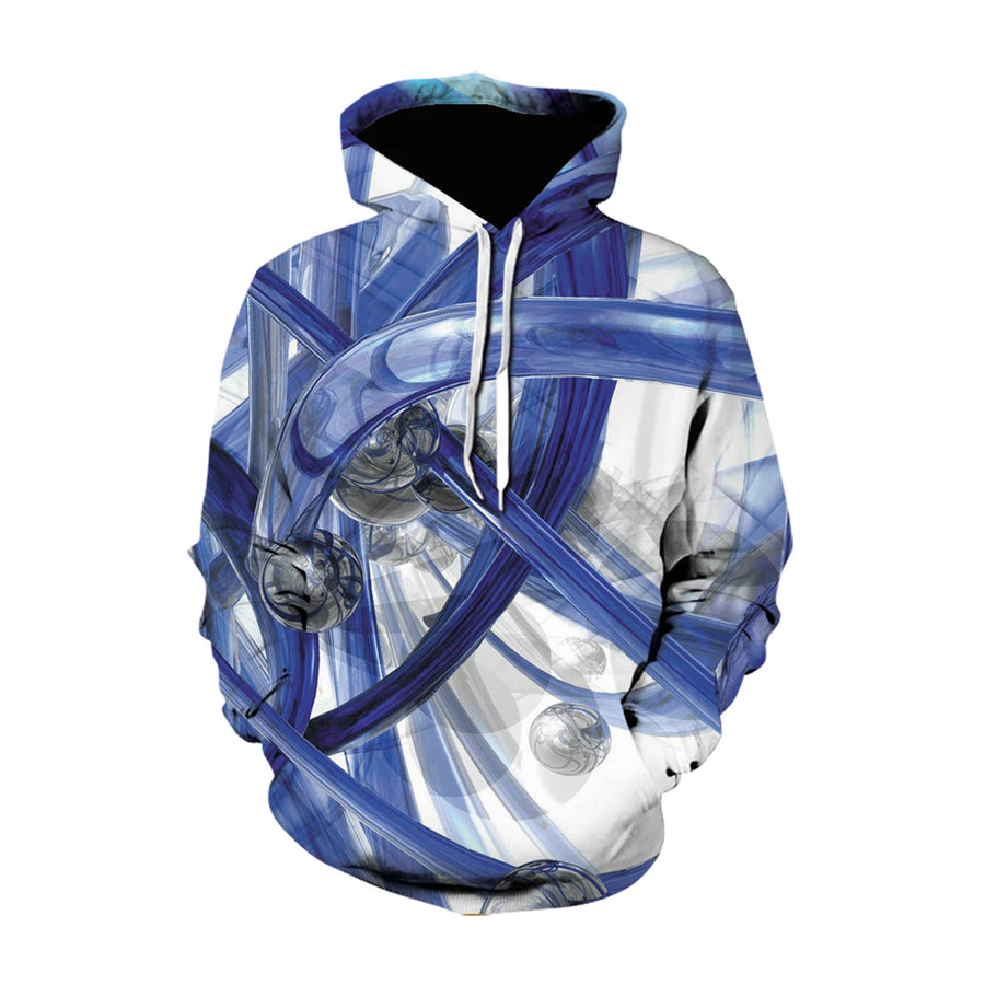 New 3D Print Geometry Pattern Hoodies Sweatshirts Unisex Long Sleeve Casual Autumn Winter Warm Pullovers Hoodie Streetwear