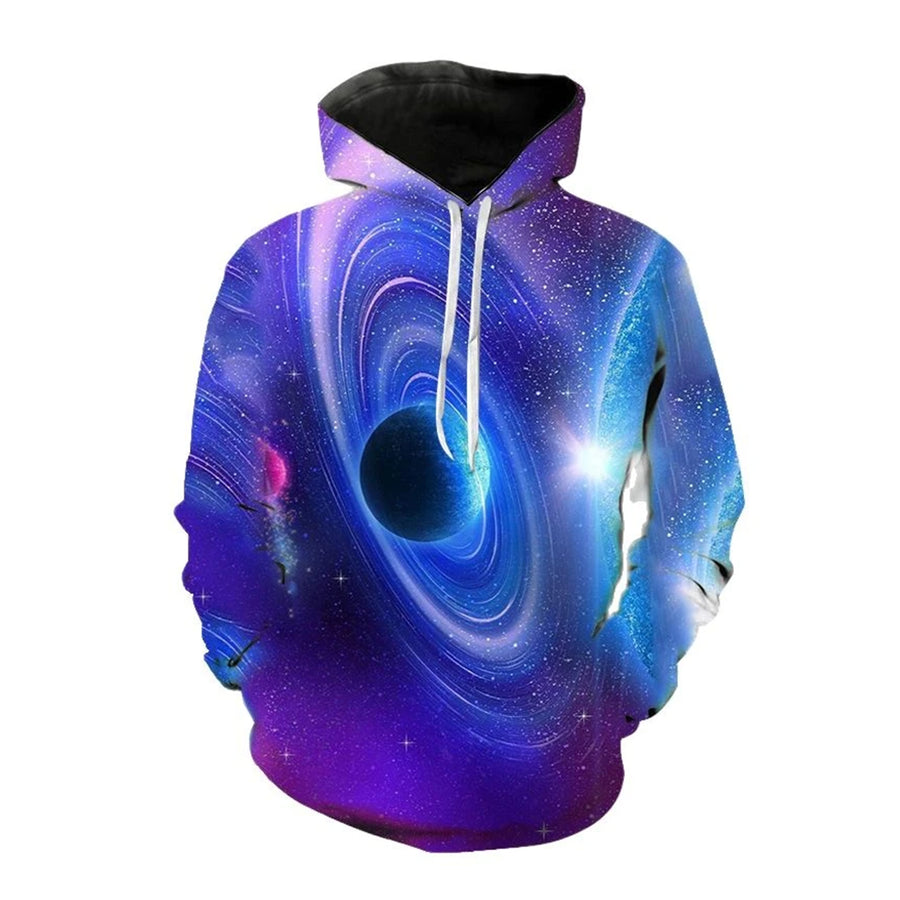 Universe Starry Sky Astronaut Element 3D Printed Hoodies Men Women Long Pattern Sweatshirt Coat Cool Fashion Streetwear Pullover