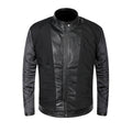 High Quality New Black Indian Skull Embroidery Motorcycle Biker Jacket Men Genuine Leather Jackets