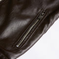 Leather Jacket Slim Fit Coat Men Stand Collar PU Coats Biker Jackets Casual Motorcycle Faux Fur Jacket Fleece