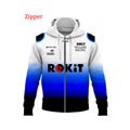 Hot Fall F1 Formula 1 Zipper Hoodie of Alfa Romeo Team Men's Outdoor Racing Extreme Sports Leisure Fashion Pullover
