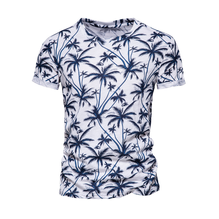 form Bære bunke Hawaii Style T-shirts Men O-neck Casual High Quality Beach Men's T Shi–  RAMOTO International