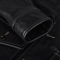 Genuine Leather Jacket Men Top Grain Cow Leather Casual Short Fashion Motorcycle Riding Jacket Leather Jacket