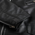 New Casual Slim Men's Leather Jackets Fashion Zipper Solid Color Turn-down Collar Men Motorcycle Jacket Leather Coats