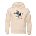 Out Of The Time Spaceship Printed Clothes Men Vintage Comfortable Hoodie Autumn Warm Casual Hoody Fleece New Clothes Menswear