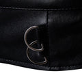 New PU Leather Jacket Bike Motorcycle Garment Faux Leather Outwear D ring Zipper Stand Collar Jacket