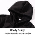 New Funny Teddy Bear Robot Hoodie Robotic Bear Clothing Casual Hooded Men Fashion Sweatshirts Fleece Oversized Loose Streetwear