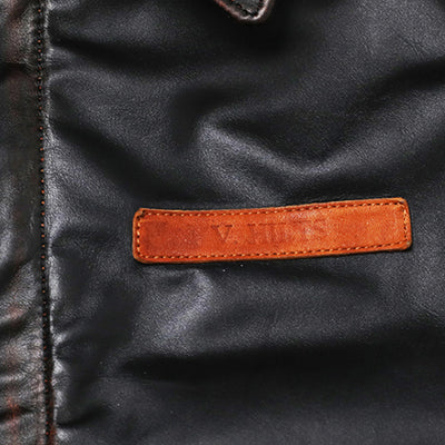 Classic Horsehide Us Air Force Genuine Leather Jacket Men's Vintage Cloth Flight Jacket Retro Motorcycle Coat A2 Style