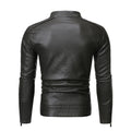 Spring & Autumn Men's Jacket Fashion Trend Korean Slim Fit Casual Men's Leather Jacket Motorcycle Jacket