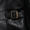 New Men Moto Biker Sheepskin Jacket Natural Genuine Leather Motorcycle Coat Spring and Autumn Slim Soft Clothes Free Shipping
