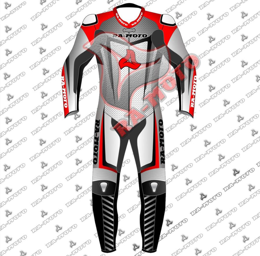 RA-15269 TRACTECH MOTORBIKE DRAG LEATHER RACING SUIT