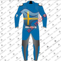 RA-15249 SWEDEN FLAG MOTERBIKE LEATHER SUIT 2019