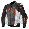 RA-3502 MISSILE TECH AIR RACE MOTORBIKE LEATHER JACKET